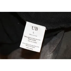 Two Tone Half Zip Hoodie Sweater Size L thumbnail 2