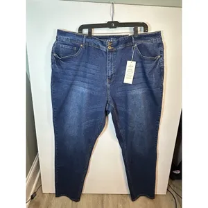 Ashley Stewart Fearless 26 Skinny Jeans High Rise Stretch Denim NWT Plus Womens thumbnail 16