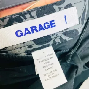 GARAGE Black‎ Cargo Bermuda Shorts NWT Size 1 thumbnail 5