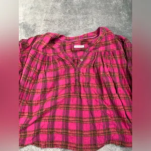 Free people we the free jessi Plaid Top small thumbnail 4