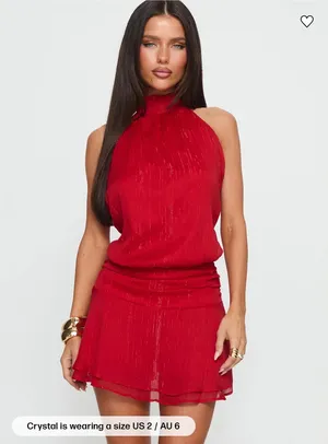 Princess Polly Romper Red thumbnail 2