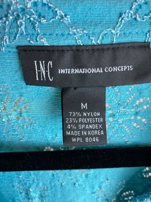 International Concepts Y2K floral lace short sleeve polo shirt thumbnail 3