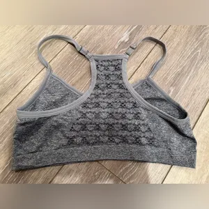 Gray Women's Bralette Sports Bra thumbnail 2