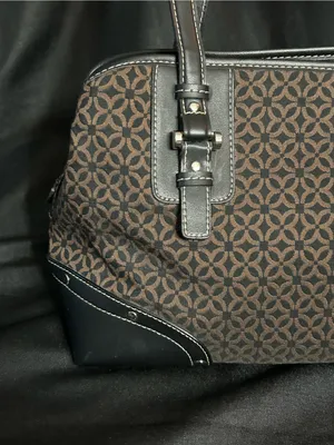 Relic Women’s Classic Brown Patterned Shoulder Bag & Black Trim thumbnail 6