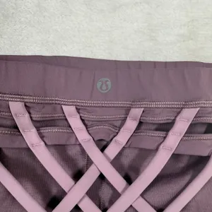 Lululemon Free To Be Elevated Bra Purple Strappy Back Yoga‎ Sports Bra Size 10 thumbnail 2