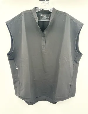 FIGS Women's Rafaela Oversized Scrub‎ Top Black NEW Technical Collection. thumbnail 1