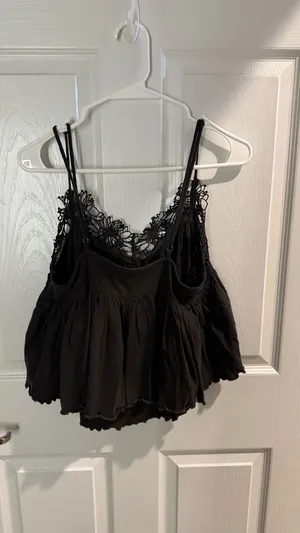 Free people lace flowy tank thumbnail 2