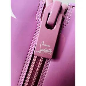 Christian Louboutin Kate Booty 85 Patent Leather Ankle Boots Pinkador EU 38 thumbnail 8