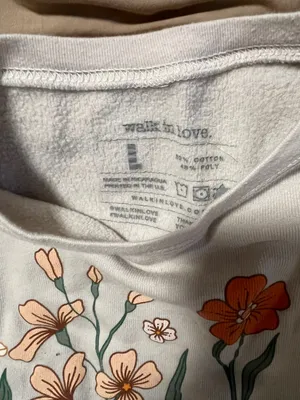 Walk In Love Crewneck Multi Size L thumbnail 2