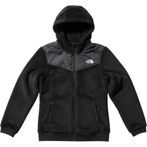 The North Face Osito Hybrid Full Zip Hoodie Black Fleece Jacket Womens XS thumbnail 1