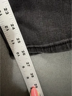 American Eagle Size 18 Regular Black Denim Jeans thumbnail 6