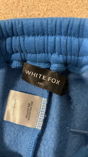 White fox sweatpants thumbnail 4