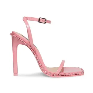 Steve Madden Zelle Square Toe‎ Rhinestone Heels in Pink Size 9 thumbnail 11