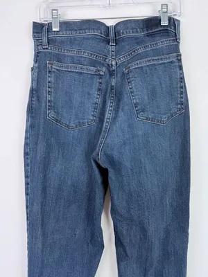 Abercrombie & Fitch Curve Love The '90s Straight Ultra High Rise Jeans 29 8 EUC thumbnail 7
