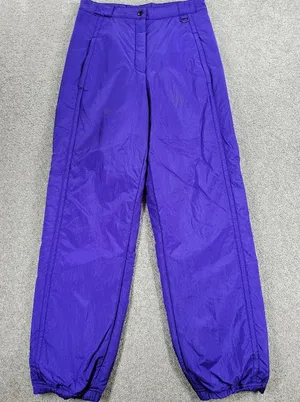 VTG Kaelin Thermolite Ski Pants Womens 10 Purple‎ Insulated Winter Snowboard thumbnail 1