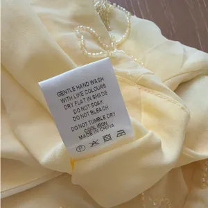 White Fox Beaded Halter Top Linger In The Light Size S Lemon thumbnail 5
