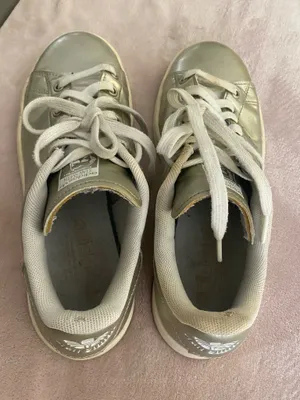 adidas Stan Smith Sneaker Silver Metallic Women Size 8.5 thumbnail 6