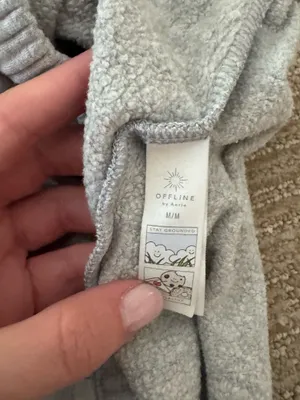 Aerie OFFLINE Sweatpants Grey cuffed thumbnail 5