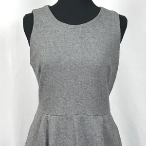 Madewell Dress Womens M Wedding Guest Resort‎ Vacation Sleeveless Cotton Gray thumbnail 8
