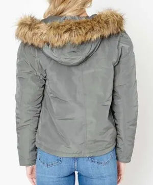 NWT Olive Green Jacket Size M thumbnail 4