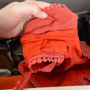 Majorelle Joyce Linen Blend Romper in Red Sz S EUC Summer Sexy Beachy Date thumbnail 13