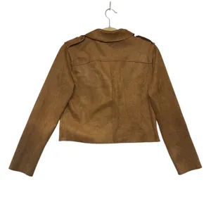 Hyfve Faux Suede Moto Jacket‎ and Skort Set Cognac Brown Sz M cowgirl festival thumbnail 4