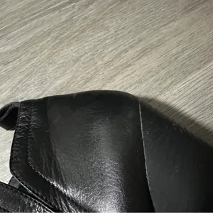 Dolce Vita DV Black‎ Leather Side Zip Block Heeled Booties Size 9 thumbnail 12