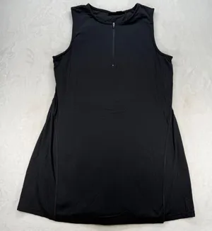 Paper Crane Athletic Dress Half Zip Sleeveless Golf Tennis Activewear‎ Black XL thumbnail 1