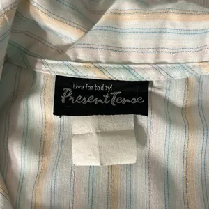 Vintage Present Tense Size M Long Sleeve Button Down Shirt thumbnail 12