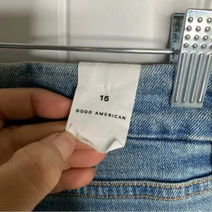 Good American Good‎ Vintage distressed straight leg jeans size 15 thumbnail 10