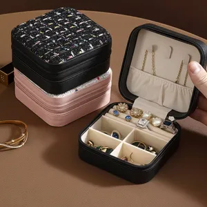 Colorful Tweed Jewelry Box thumbnail 5