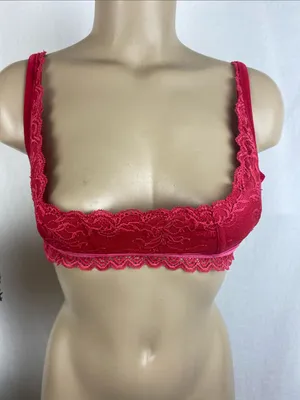 Victoria's Secret Very Sexy Red Balconette Wire Free Bra M thumbnail 1