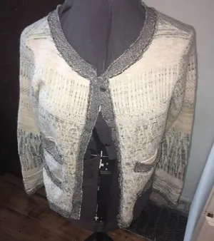 Free People four pocket variegated sweater thumbnail 1