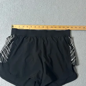 Zella Lined Athletic Shorts Black‎ Running Gym Activewear Drawstring Logo Medium thumbnail 6