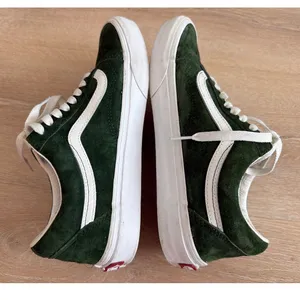 Vans Old Skool Pig Suede Dark Green Shoes Women's 9.5 Men's 8 thumbnail 7