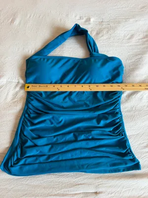 Temp Me Removable Padded Push Up Bra‎ Swim Top Asymmetric Cut Swim Top thumbnail 4