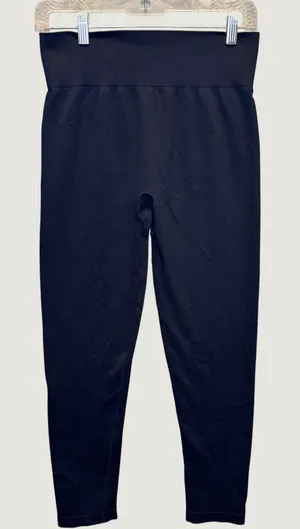 2086 | OQQ Seamless High Waisted‎ Scrunch Butt Gym Leggings Black Womens XL thumbnail 1