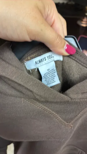 TJ Maxx Matching Loungewear Set chocolate brown thumbnail 5