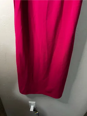 Slinky Brand Fuscia Pink Sleeveless MIDI Dress Casual Resort Summer thumbnail 4