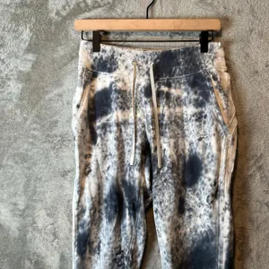 Lululemon Warm Down Jogger *28"‎ Marble Dye Classic Navy Size 4 Mid Rise W5CZ6S thumbnail 2