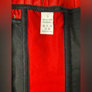 Source Unknown Corset Women's Size Small Red Black‎ Lace Ribbon Bedroom Feminine Body Shaper thumbnail 10