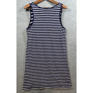 Boden Navy White Striped Sleeveless‎ Cotton Tank Dress Womens 10 thumbnail 5