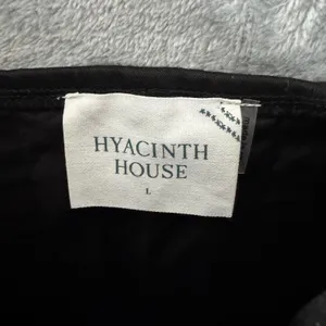 Hyacinth House Black Bustier Pleated Ophelia Top Tie Shoulder Size L thumbnail 5