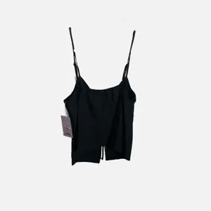 Wild Fable‎ Black Tie Front Cami Top Adjustable Straps XS Festival thumbnail 4