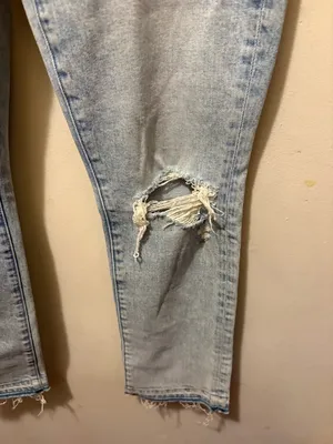 Mother Superior The Rascal ankle undone distressed size‎ 25 Sample Blue thumbnail 9