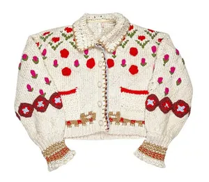 Free People Slouchy Oversized Rosebud Cardigan Size XS thumbnail 11