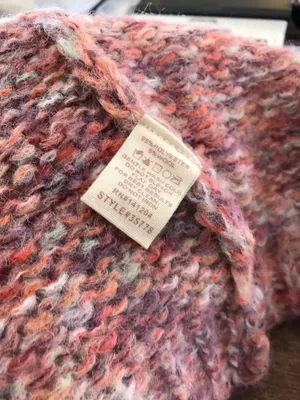 NWT Hem & Thread Mixed Yarn Cardigan sz L thumbnail 5