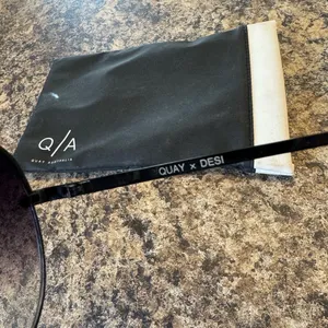 Quay x Desi High Key in Black & Smoke Gradient Sunglasses thumbnail 5