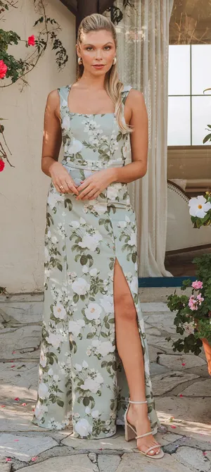 Show Me Your Mumu Paris Gown Secret Garden Stretch thumbnail 1