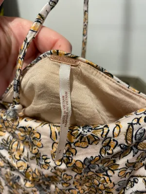 Ivory Floral Mini Dress thumbnail 4